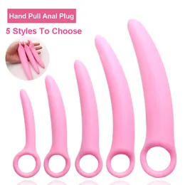 Anal Toys Tlemeny Silicone Crescent Anal Plug Female Butt Plug Dildo Anal Stimulation G-Spot Masturbation Adult Sex Toys For Women Men 230810