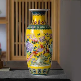 Jingdezhen Ceramic Vase vintage chineses vasos tradicionais de decoração caseira vaso animal fino superfície lisa artigos de mobiliário hkd230823