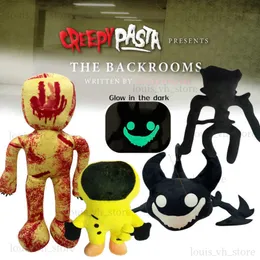 30 cm Backrooms Horror Game Doll Game Plush Soft Fylld tecknad docka för barnleksaker LDREN Födelsedagspresenter T230810