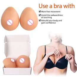 Bröstform realistisk Shemale Fake Boobs False Breast Forms Crossdresser Boobs Silicone Adhesive Breast Tits For Drag Queen Crossdresser 230809