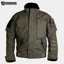 Mensjackor Taktisk skalbagge Mark4 Jacka Män Wearresistent Special Agent Motorcykel Multi Pocket Militär last Outwear Autumn 230810