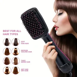 Gift Them The Ultimate Hair Styling Experience - Creative Brush Shaped One-Step Hair Dryer And Styler!