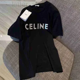 Hommes S T-shirts Designer Wang Yibo Même CE Début du Printemps Nouveau Rivet Lettre Col Rond Chemise À Manches Courtes Pour Et Femmes Couples Coton F