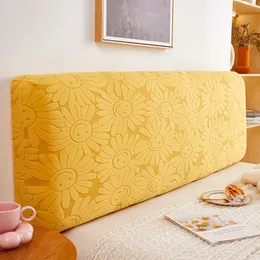 Nordiska all-inclusive-headboard-täckning Dammsäker elastisk jacquard vävfleece soffa ryggstöd