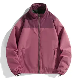 Mens Jackets Fashion Men Spring Lightweight Colorblock Windbreaker Full Zipup Stand Collar Outdoor Sports Jacket Women 230810