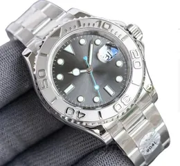 고품질 Reloj Mujer Crown 시계 40mm 블랙 다이얼 자동 기계식 사파이어 유리 클래식 접이식 발광 발광 Hombre De Luxe Mens 시계