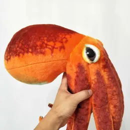 Stuffed Plush Animals Simulation Orange Octopus Baby Kids Children Stuffed Plush Toy For Birthday Gift Sea Animals