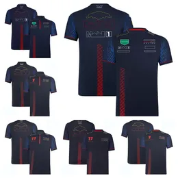 2023 Nuova F1 Racing T-shirt Team Manica corta Risvolto POLO Camicia da uomo estiva da lavoro Personalizzazione