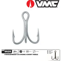 Fishing Hooks VMC PS9626 TRELE French Original Imported Triple Reinforced Three Anchor Tackle Bait 230809