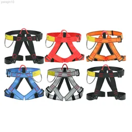 Rock Protection Professional Outdoor Sicherheitsgürtel Rock Mountain Kletterkabelbaum Halbkörpergurt für Erwachsene Männer Frauen HKD230810