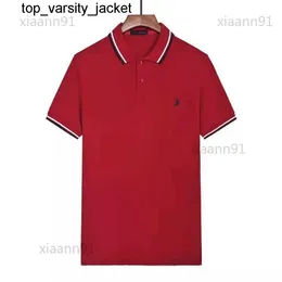 New Designer fashion brand Luxury Classic polo shirt summer cotton short sleeve Mens women crescent embroidery casual business T-shirt