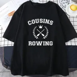 Men's T Shirts Cousins Rowing 2023 The Summer I Turned Pretty T-Shirt Am Kenough Shirt Cotton Tops Men Women Camisetas Gift