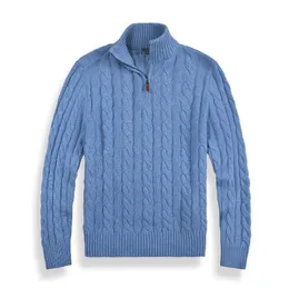 Nowy wełniany sweter designerski designerka na dzianina wysokiej jakości wysokiej jakości jesienne zimowe ubrania dzianiny Ashion Bluza Mężczyźni ciepłe m-xxl