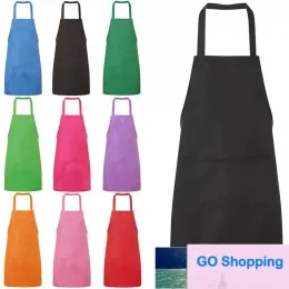 Quality Colorful Cooking Apron Kitchen Cooking Keep the Clothes Clean Sleeveless and Convenient Custom Gift Adult Bibs Universal