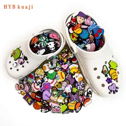 HYBkuaji 100 peças amuletos de sapato cro c atacado acessórios de decoração de sapatos mais de 4000 tipos para sua seleção