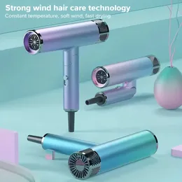 Katlanabilir yüksek güçlü negatif iyon mavi açık saç kurutma makinesi ile saç stilinde devrim yapın!