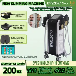 2023 Hot Emslim Neo Slimming Emszero RF 6500W 15 Tesla Body EmSculpting Machine 200Hz 2/4/5ハンドルサロン