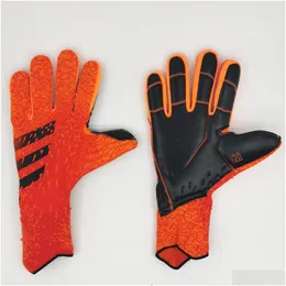 Pięć palców Rękawiczki Bramkarz Sports Gloves Professional Mens Football ADT Drogress Growsd Drop Reliody Outdoors Athletic Outdoor ACCS Prezent WW