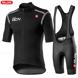 Cycling Jersey Sets Raudax GCN Summer Cycling Jersey MTB Bicycle Cycling Clothing Mountain Bike Wear Clothes Maillot Ropa Ciclismo Triathlon 230809