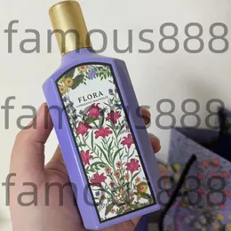 Cologne Stock Brand Flora GORGEOUS JASMINE MAGNOLIA Perfumes For Women Cologne 100ml Woman Sexy Fragrance Perfumes Spray EDP Parfums Royal Essence Wedding Perfume