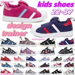 Buty dla dzieci swobodne małe chłopcy dziewczęta Designer Młodzież Toddlers Treners Buty dla dzieci Buty sportowe rozmiar na świeżym powietrzu 22-3 H3NH#