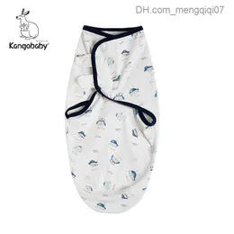 Pyjamas Kangobaby #my Soft Life # Four Seasons Cotton Nyfödda kuvertförpackningar Anti Jump Skin Friendly Baby Sleeping Bag Baby Swamp Z230811