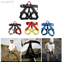 Rock Protection 1pc Half Body Climbing Harness Waist Safety Harness for Mountaineering Rock Climbing Rappelling Tree Climbing Strap HKD230810