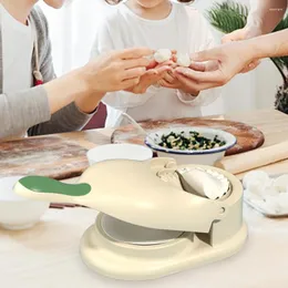 Ferramentas de cozimento 2 em 1 Dumpling Wrapper Tool Food Grade Manual Molde Pastelaria que economiza mão-de-obra para utensílios de cozinha doméstica