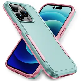 För iPhone15 14 Pro Max Plus iPhone 13 12 11 mobiltelefonfodral Trailblazer 2-i-1 kollisionsfärg Anti Drop Phone Case
