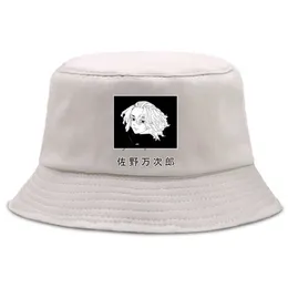 Wid Brim Brim Tokyo Revventators Sano Manjiro Mikey Anime Panama 2022 Fascitrice di cotone Fascitrice Hat Harajuku Piegable Unisex Summer Cap HKD230810