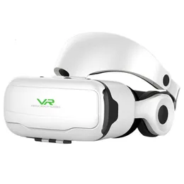 Szklanki VR HD VR Gra mobilna szklanki 3D Inteligentne wirtualne okulary z nośnikami z zestawem słuchawkowym stereo wspierającym smartfony 230809