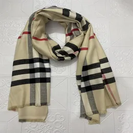 SS2023 Designer Scarves Classic Fashion Scalves Women's Brand Shawls Winter Women's Shawls Stora rutiga sjalar AA1