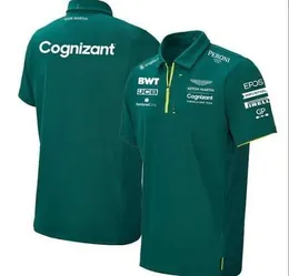 WHL9 2023 Men Polo Shirt passar för Formel 1 Racing Team Off-Road Motorcykel Kortärmad Lapel Dragkedja Cyclingskläder Kultur Hastighetsminskning