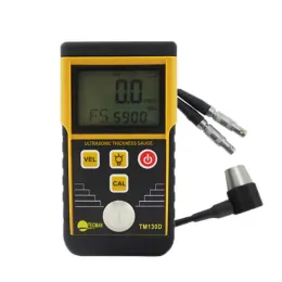 wholesale Freeshipping Protable Digital Ultrasonic Thickness Gauge Meter 1.2~220mm for Steel Plate Copper Plate Glass PVC Pipe Thickness LL