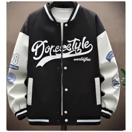 Men's Jackets Men Jacket Baseball Suit Spring Korea Style Couple Streetwear Coat Ins Hip Hop Fashion Casual Loose Unisex Jacket B0132 230809