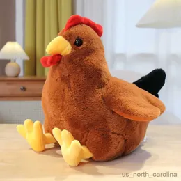 Stuffed Plush Animals 30/40cm New simulation big chicken and Stuffed toy baby pacify doll soft toys for kids things Gifts for children R230810