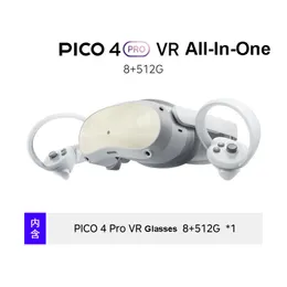 VR Glasses Pico 4 Pro VR Streaming Game Games Advanced All in One Virtual Reality Hearset Display 55 Free Games 256 ГБ 3D 8K 230809