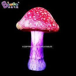 wholesale Hot sales inflatable mushroom with lights toys sport advertising inflation artificial plants for party event decoration