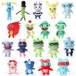 20-28cm Happy Tree Friends Plush Doll Cartoon Anime Plush Toys Flakey Flippy Soft Pillow Room Decor Doll Present for Boys Girls T230810