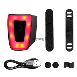 Bike Lights Bicycle Taillights Ip64 Waterproof Safety Cycling Taillight High-Brightness USB Charging Bike Lights Cycling Accessories For Bic HKD230810