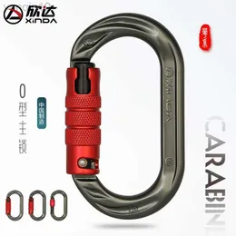 Rock Protection P494 Outdoor Mountaineering Rock Climbing O-Type Thread Safety Buckle Crossing Master Lock HKD230810