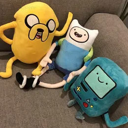 28-42cm Finn Jake BMO Dolls de animais de pelúcia de pelúcia de pelúcia Criativa Aventura Time de pelúcia Cartoon Dolls recheados Crianças Presentes T230810