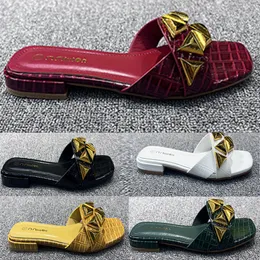 Kadın Sandal Terlik Şarap Kırmızı Plaj Ayakkabıları Açık Mekan Ayakkabıları Eur38-41