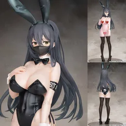 26cm B Full japansk sexig nakenflicka Kuro Bunny Kouhai Chan Mask Ver PVC Action Figur Toy Adults Collection Model Doll Gifts T230810