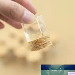 클래식 50 조각 12ml 30*35mm 작은 유리 병 코르크 테스트 튜브 투명 향신료 병 컨테이너 유리 병 미니 바이알 병 마개