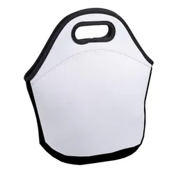 5pcs Lunch Boxes Sublimation DIY White Single And Double Sided Blank Large Capacity Food Kitchen Storage Bag
