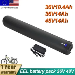Rewencyjny EEL Mini Bateria Pack 36 V 10,4ah 14ah dla Nakamura E Trzy fazowe rower Akku Eel Pro 48v 14ah Bagibike B26 Baterie