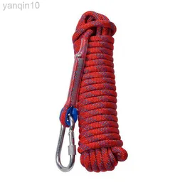 Ochrona rocka 10 mmx10m 20m 30m 50m 50m Outdoor Rock Climbing Rope Taktyczne trening wspinaczki