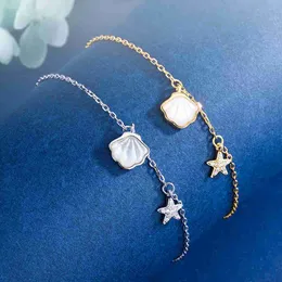 Charm Armband TKJ Ny design Sense Star Shell Fashion Ladies Armband Small Fresh Shell Starfish Armband Female Shell Starfish Armband Gift