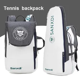 Torby tenisowe torba badmintona rakieta tenisowa rakieta plecak plecak plecak squash treningowy dla kobiet mężczyzn Wodoodporne składane sporty na zewnątrz torba plecakowa 230810
